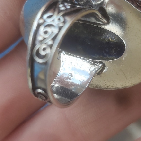 New Lapis Lazuli 925 Silver Ring. - Picture 14 of 16